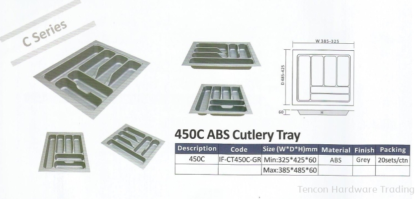 ABS Cutlery Tray