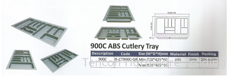 ABS Cutlery Tray Cutlery Tray eTen Furniture Hardware