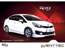 KIA RIO / PRIDE / K2 SEDAN (4 = 100MM) venttev door visor Rio sedan 2015 Kia