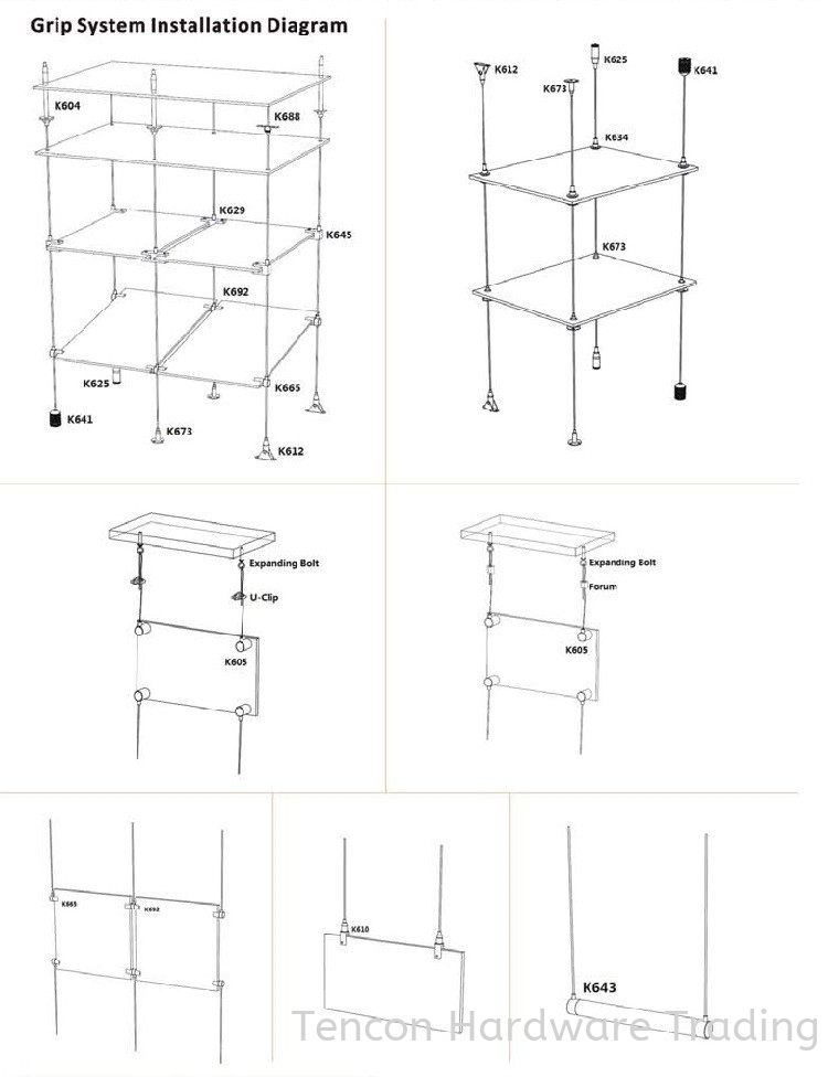 Grip System Grip System eTen Furniture Hardware