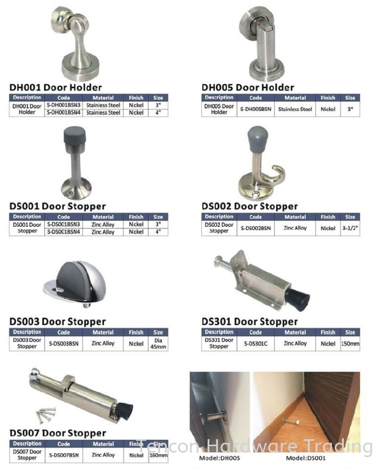 Door Accessories Door Accessories eTen Furniture Hardware