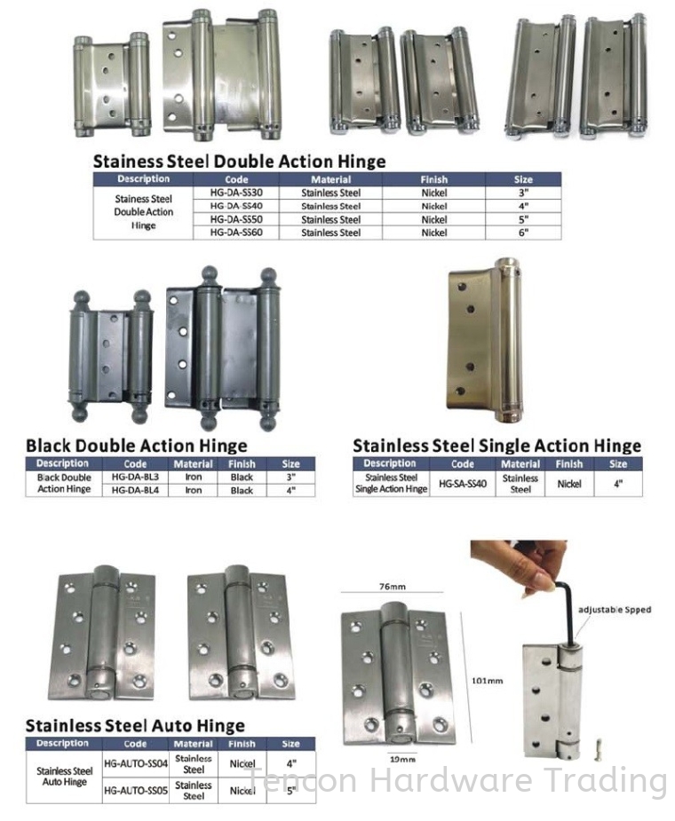 Door Hinges Door Hinge eTen Furniture Hardware