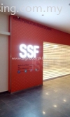 SSF 3D LED CONCEAL BOX UP LETTERING SIGNBOARD