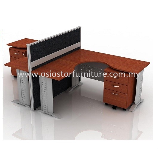 CLUSTER OF 2 OFFICE PARTITION WORKSTATION 21 - Partition Workstation KL-Kuala Lumpur-Malaysia | Partition Workstation PJ-Damansara-Selangor-Malaysia | Partition Workstation Taman OUG | Partition Workstation Cheras