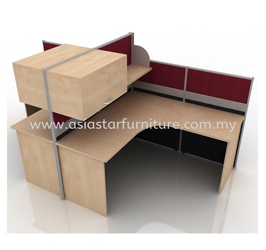 CLUSTER OF 2 OFFICE PARTITION WORKSTATION 31 - Partition Workstation Brickfield | Partition Workstation Damansara Jaya | Partition Workstation Uptown PJ | Partition Workstation Pusat Bandar Damansara