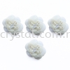 Handmake Flower, Code 86#, Color 25# Cream, 5pcs/pack Handmake Flower 