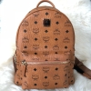 (SOLD) MCM Stark Classic Small Backpack in Classic Brown MCM