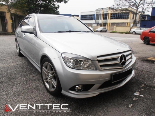 MERCEDES C-CLASS W204 VENTTEC DOOR VISOR