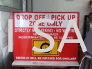 Drop Off/ Pick Up Sign Safety Signage