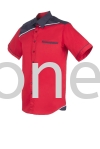 FC3802 (Ready Stock) Red / Navy / White FC380 Male Corporate Uniform