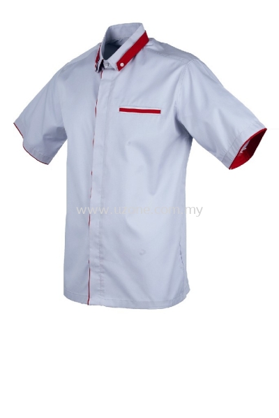 FC4010 (Ready Stock) Light Grey / Red / White