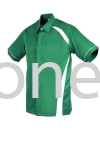 PS1004 (Ready Stock) MILO GREEN / WHITE PS100 Male Corporate Uniform