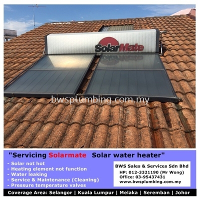 Solarmate Solar Water Heater Supply & Install in Malacca