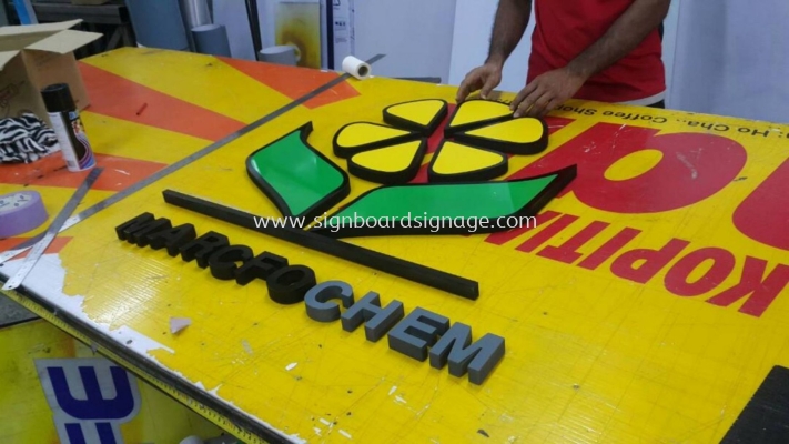 Farmcochem Sdn Bhd 3D Box Up Signage in Pulau Indah Klang