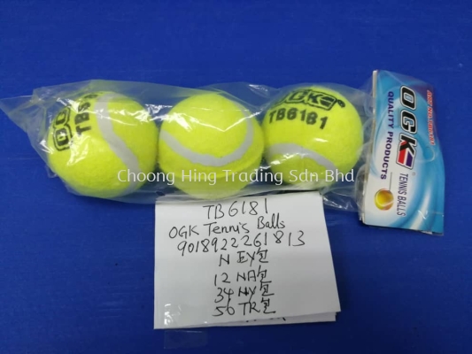 TB6181 OGK TENNIS BALLS