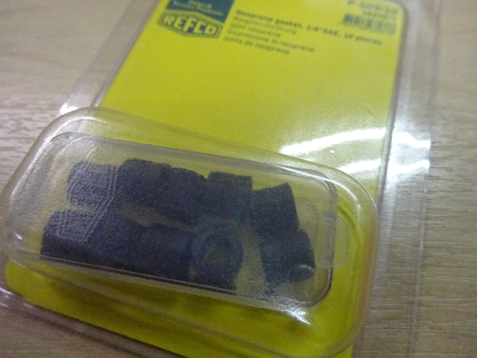 REFCO CHARGING LINE GASKET P-509/10 FOR ALL INCL. R410A (10 PCS/PACK) P/N:9880872