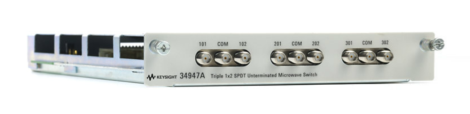 Triple 1x2 SPDT Unterminated Microwave Switch Module for 34980A, 34947A