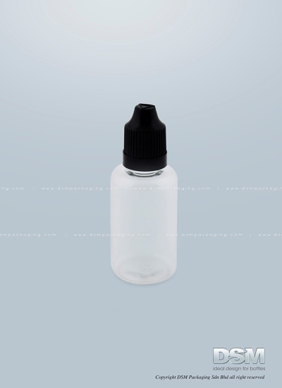 J018 - 30ML PET (Black Cap)