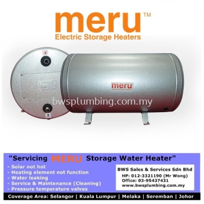 MERU Bangi- Service & Repair Storage Water Heater