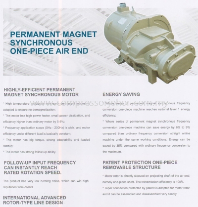 Permanent Magnet Synchronous One-Piece Air End