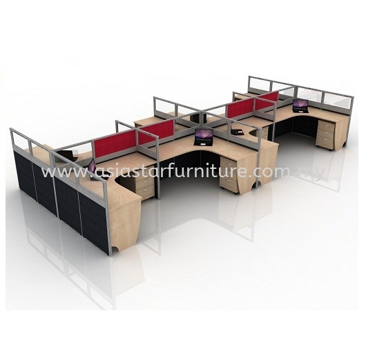 8 PARTITION PEJABAT/STESEN KERJA WORKSTATION 19 - Partition Workstation Bukit Jalil | Partition Workstation Sentul | Partition Workstation Brickfield | Partition Workstation Damansara Jaya