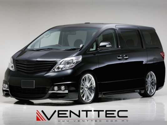 TOYOTA ALPHARD VENTTEC DOOR VISOR