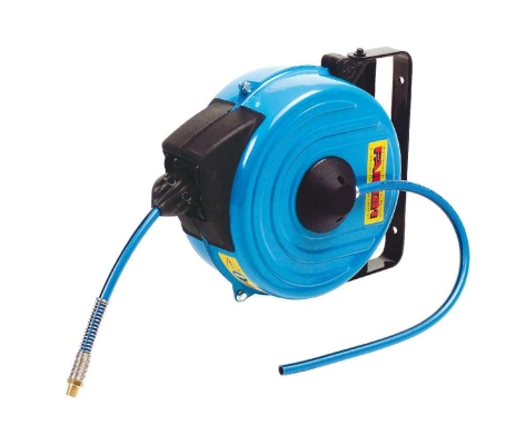 FAICOM 8MM IDX 12M RETRACTABLE AIR HOSE REEL, MNP200812 (MADE IN ITALY)