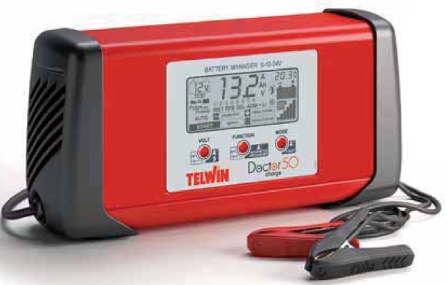 TELWIN ITELLIGENT BATTERY MANAGER 45A 6-12-24V 230V AUTO BATTERY CHARGER / TEST/ RECOVERY/START, DOCTOR CHARGE 50