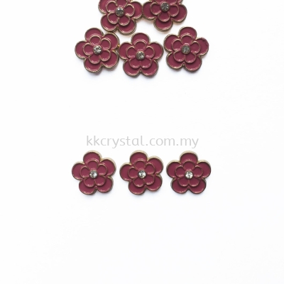 Iron On Metal, Code 18-06#, K4 Fuchsia, 50pcs/pack