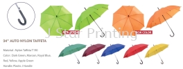 Umbrella 24 Auto Nylon Taffeta Umbrella Premium Gift Products