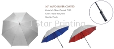 Umbrella 30 Auto Silver Coated Umbrella Premium Gift Products