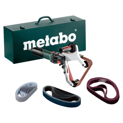 METABO 1550 WATT WRAPAROUND TUBE SANDER SET FOR INOX PIPE PROCESSING, RBE 15-180 Set