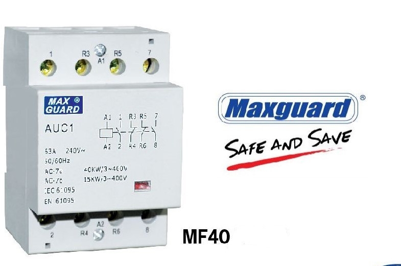 Maxguard-MF40A 4pole contactor Maxguard  Electric Circuit Breaker