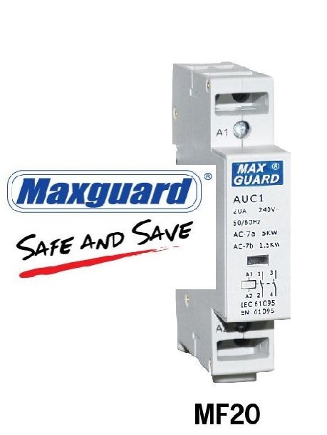 Maxguard-MF20A 2pole contactor Maxguard  Electric Circuit Breaker