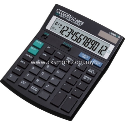 CITIZEN CALCULATOR 12DIGIT CT-666N