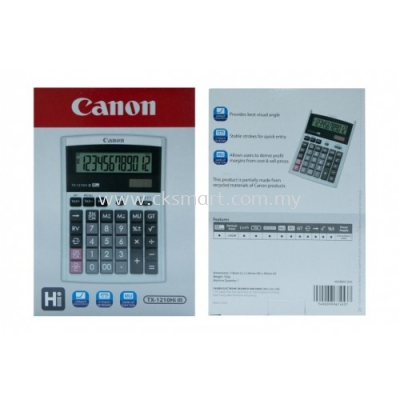 CANON CALCULATOR TX-1210Hi III(12 DIGITS)