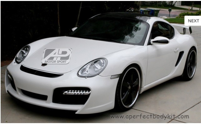 Porsche Cayman TA Style Front Bumper 