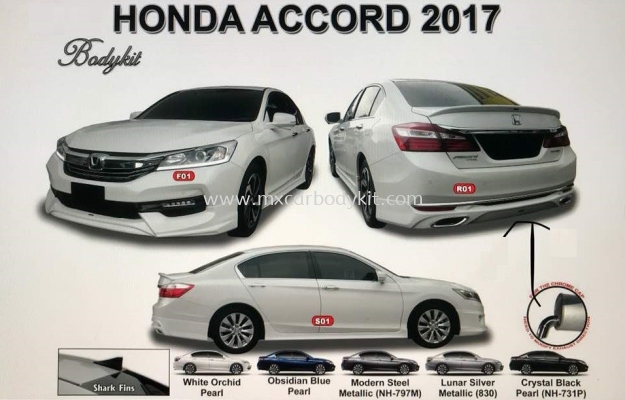 HONDA ACCORD 2017 AM STYLE BODYKIT WITH SPOILER 