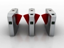 MSS-WG9088R Wing Gate Turnstiles Turnstiles