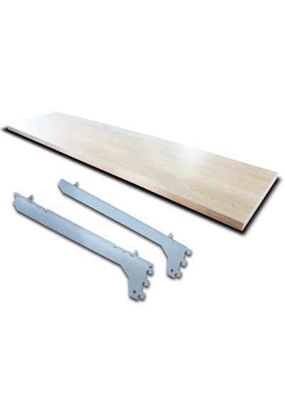 23766-Wood Shelf C/W Bracket