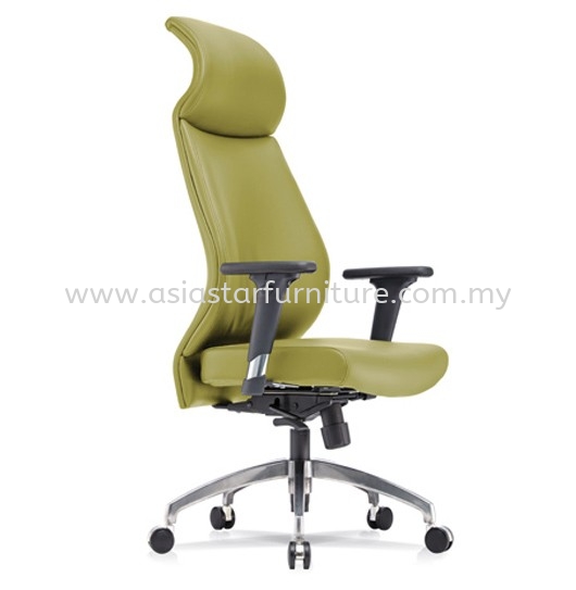 SENSE HIGH BACK EXECUTIVE CHAIR | LEATHER OFFICE CHAIR GONG BADAK TERENGGANU