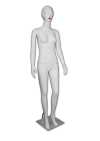 433052WH C FEMALE PLASTIC MANNEQUIN G/WHITE (B) Female Abstract MANNEQUINS