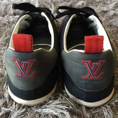 (SOLD) Louis Vuitton Full Leather Mens Sneakers