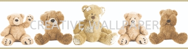 102711 teddy bear border G & B - Kids @ Home - 2017 Germany Wallpaper - Size: 53cm x 10m