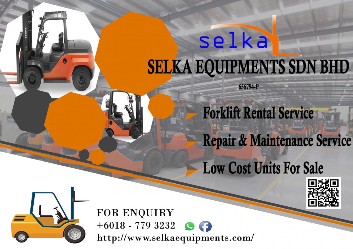 Forklift for Rental & for Sale Johor Bahru, Nilai , Sedayan