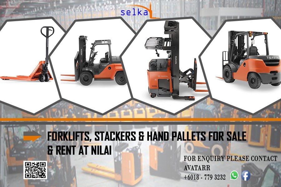 Forklift for Rent Nilai, Sendayan & Seremban.