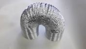 6" x 10m Aluminium Flexible Duct Semi Rigid Duct 