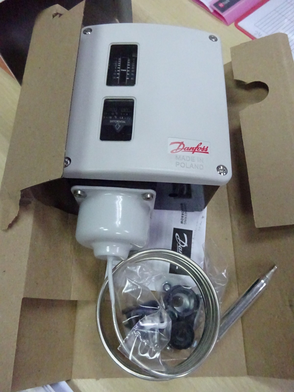 Danfoss RT Thermostat, Differential thermostat