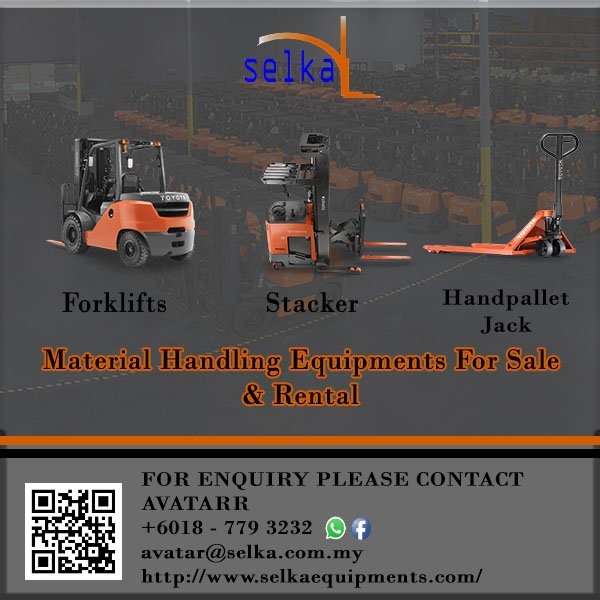 Forklift Rental Johor Bahru, Pasir Gudang, Gelang Patah, Nilai , Seremban , Sendayan