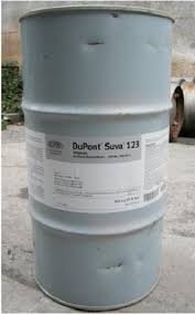 DuPont Suva 123 (R-123) 90.8kg / 200 Ib Net Refrigerant